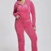Plus-Size Angel Couture Big Bling Velour Hoodie Plus-Size Angel Couture Big Bling Velour Hoodie