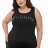 Plus-Size Big Bling Couture Tank Top Plus-Size Big Bling Couture Tank Top