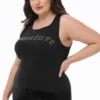 Plus-Size Big Bling Couture Tank Top Plus-Size Big Bling Couture Tank Top