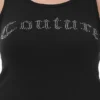 Plus-Size Big Bling Couture Tank Top Plus-Size Big Bling Couture Tank Top