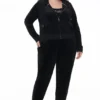 Plus-Size Big Bling Velour Jogger Plus-Size Big Bling Velour Jogger