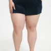 Plus-Size Big Bling Velour Shorts Plus-Size Big Bling Velour Shorts