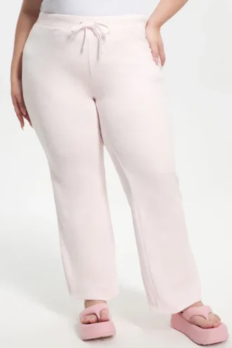 Plus-Size Classic Cotton Velour Track Pants Plus-Size Classic Cotton Velour Track Pants