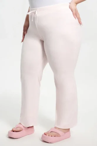 Plus-Size Classic Cotton Velour Track Pants Plus-Size Classic Cotton Velour Track Pants
