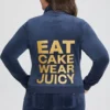 Plus-Size Eat Cake Wear Juicy Mockneck Jacket Plus-Size Eat Cake Wear Juicy Mockneck Jacket