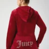 Plus-Size Front Mixed Crystals Velour Hoodie Plus-Size Front Mixed Crystals Velour Hoodie