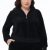 Plus-Size Heritage Cotton Velour Hoodie Plus-Size Heritage Cotton Velour Hoodie