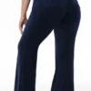Plus-Size Hollywood Scottie Snap Pocket Cotton Velour Track Pants Plus-Size Hollywood Scottie Snap Pocket Cotton Velour Track Pants