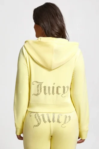 Plus-Size Og Big Bling Velour Hoodie Plus-Size Og Big Bling Velour Hoodie