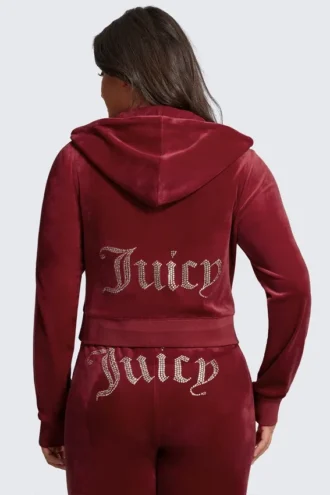 Plus-Size Og Big Bling Velour Hoodie Plus-Size Og Big Bling Velour Hoodie