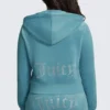 Plus-Size Og Big Bling Velour Hoodie Plus-Size Og Big Bling Velour Hoodie