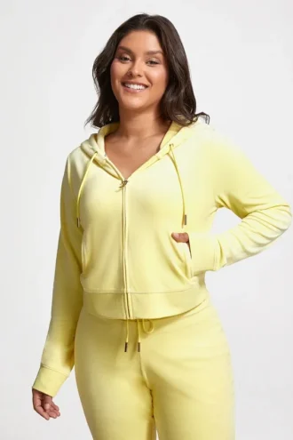Plus-Size Og Big Bling Velour Hoodie Plus-Size Og Big Bling Velour Hoodie