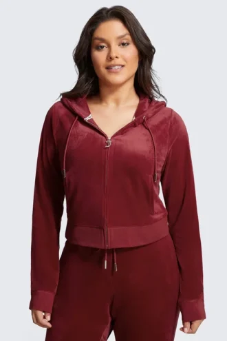 Plus-Size Og Big Bling Velour Hoodie Plus-Size Og Big Bling Velour Hoodie