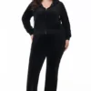 Plus-Size Og Big Bling Velour Hoodie Plus-Size Og Big Bling Velour Hoodie