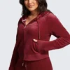 Plus-Size Og Big Bling Velour Hoodie Plus-Size Og Big Bling Velour Hoodie