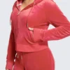 Plus-Size Og Big Bling Velour Hoodie Plus-Size Og Big Bling Velour Hoodie