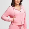 Plus-Size Og Big Bling Velour Hoodie Plus-Size Og Big Bling Velour Hoodie