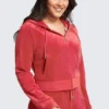 Plus-Size Og Big Bling Velour Hoodie Plus-Size Og Big Bling Velour Hoodie