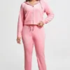Plus-Size Og Big Bling Velour Hoodie Plus-Size Og Big Bling Velour Hoodie