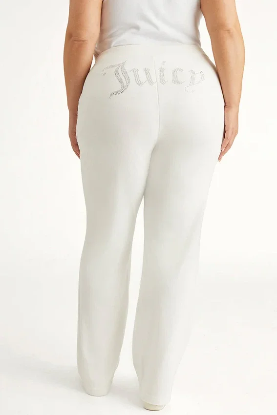 Plus-Size Og Big Bling Velour Track Pants Plus-Size Og Big Bling Velour Track Pants