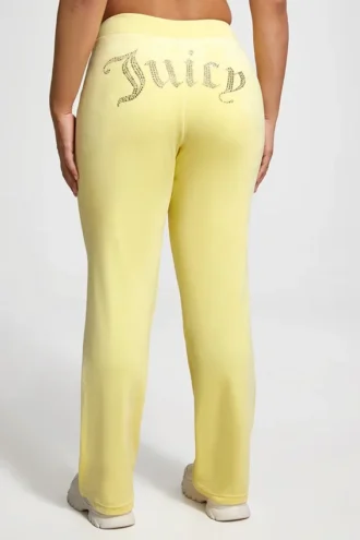 Plus-Size Og Big Bling Velour Track Pants Plus-Size Og Big Bling Velour Track Pants