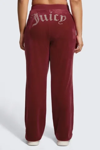 Plus-Size Og Big Bling Velour Track Pants Plus-Size Og Big Bling Velour Track Pants