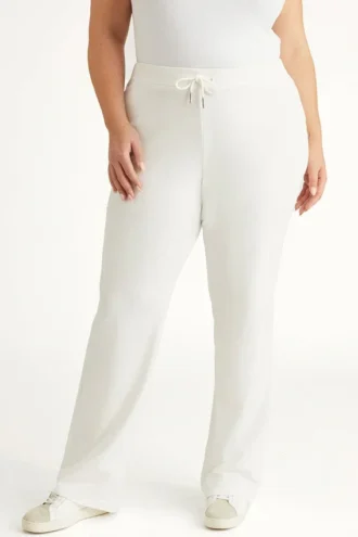 Plus-Size Og Big Bling Velour Track Pants