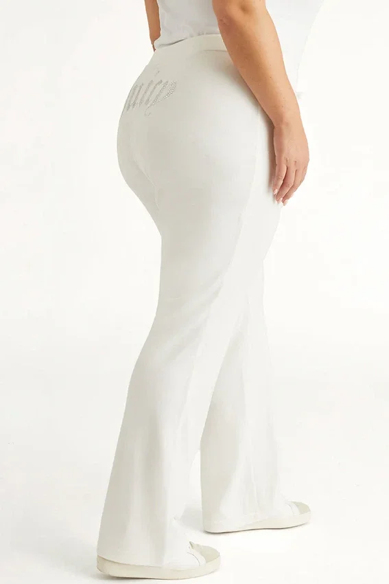 Plus-Size Og Big Bling Velour Track Pants Plus-Size Og Big Bling Velour Track Pants