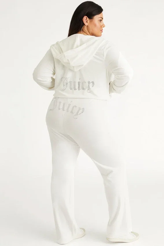 Plus-Size Og Big Bling Velour Track Pants Plus-Size Og Big Bling Velour Track Pants