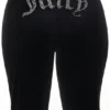 Plus-Size Og Big Bling Velour Track Pants Plus-Size Og Big Bling Velour Track Pants