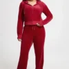 Plus-Size Og Big Bling Velour Track Pants Plus-Size Og Big Bling Velour Track Pants