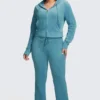 Plus-Size Og Big Bling Velour Track Pants Plus-Size Og Big Bling Velour Track Pants