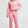Plus-Size Og Big Bling Velour Track Pants Plus-Size Og Big Bling Velour Track Pants