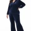 Plus-Size Scottie Cotton Velour Hoodie Plus-Size Scottie Cotton Velour Hoodie