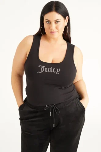 Plus-Size Small Bling Tank Top