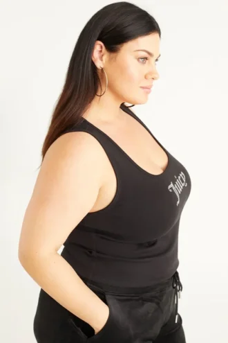 Plus-Size Small Bling Tank Top