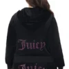 Plus-Size Technicolor Customizable Big Bling Velour Hoodie Plus-Size Technicolor Customizable Big Bling Velour Hoodie