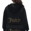 Plus-Size Technicolor Customizable Big Bling Velour Hoodie Plus-Size Technicolor Customizable Big Bling Velour Hoodie