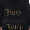 Plus-Size Technicolor Customizable Big Bling Velour Hoodie Plus-Size Technicolor Customizable Big Bling Velour Hoodie