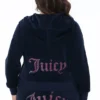 Plus-Size Technicolor Customizable Big Bling Velour Hoodie Plus-Size Technicolor Customizable Big Bling Velour Hoodie