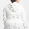 Plus-Size Technicolor Customizable Big Bling Velour Hoodie Plus-Size Technicolor Customizable Big Bling Velour Hoodie
