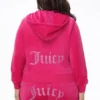 Plus-Size Technicolor Customizable Big Bling Velour Hoodie Plus-Size Technicolor Customizable Big Bling Velour Hoodie