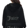 Plus-Size Technicolor Customizable Big Bling Velour Hoodie Plus-Size Technicolor Customizable Big Bling Velour Hoodie