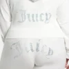 Plus-Size Technicolor Customizable Big Bling Velour Hoodie Plus-Size Technicolor Customizable Big Bling Velour Hoodie
