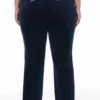 Plus-Size Technicolor Customizable Big Bling Velour Track Pants