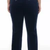 Plus-Size Technicolor Customizable Big Bling Velour Track Pants