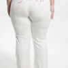Plus-Size Technicolor Customizable Big Bling Velour Track Pants