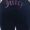 Plus-Size Technicolor Customizable Big Bling Velour Track Pants