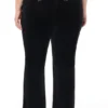 Plus-Size Technicolor Customizable Big Bling Velour Track Pants
