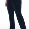 Plus-Size Technicolor Customizable Big Bling Velour Track Pants